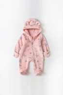 Baby Cute Little Bear Romper Outwear Baby Soft Flannel Romper Christmas Jumpsuit