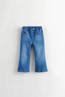 Girls Casual Jeans Flared Pants Kids Pants for Autumn