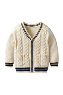Kid Baby Boys Girls Cardigan Sweater Autumn Winter Toddler Knit Clothes
