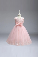 Summer Girls Party Dress Flower Kids Yong Children Elegant Birthday Princess