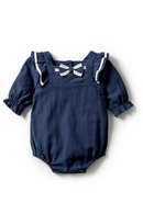 Princess Baby Girls Romper Bow Ruffles Jumpsuit Birthday Party Toddler Girls Clothes Costumes