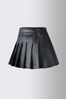 Baby Girl Leather Pleated Skirt Short Toddler Teens Child Skirt Spring Autumn Winter Baby Clothes