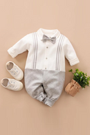 Jumpsuit Cotton Spring Soft Baby Boys Outfit Infant Clothes Gentleman Suits Autumn Toddler Costume Romper Casual