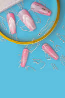 Nail Heart Love Lip Flower Laser Self Adhesive Sliders Nail Art Decoration Valentine's Day Manicure