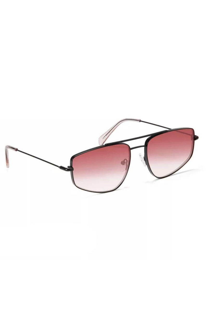 Geometric Metal Pilot Sunglasses Men Designer Trending Shades Gradient Lens Uv Protective Sun Glasses For Women 57mm