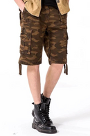 Summer Military Camo Cargo Shorts Camouflage Multi-Pocket Army Casual Shorts