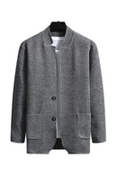 Autumn Slim Fit Knit Blazer Mens Top Cardigan Sweater Casual Coats Jacket Mens Knitted Clothes