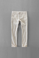 Pure Linen Casual Pants Men Long Trousers Men Pants For Men