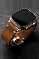 Handmade Head Layer Leather Strap For Apple Watch Ultra 49MM 42MM 44MM Thickened Men Genuine Leather