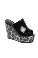 Women's Sandals Peep Toe Women's Slippers Outdoor Casual Slippers Women Round Toe Super High Wedges