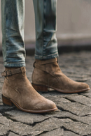 Men Ankle Boots Hand-Sewn Timeless Style Men's Ankle Boots