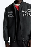 Winter Men's Jacket Vintage Embroidered Baseball Jersey Casual Stylish Snap Button Streetwear Bomber Jackets