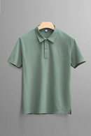 Breathable Casual T-Shirts for Men Comfortable Men Clothing Solid Polo-shirt Summer