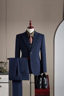 wool suit set for men casual three-piece suit dress