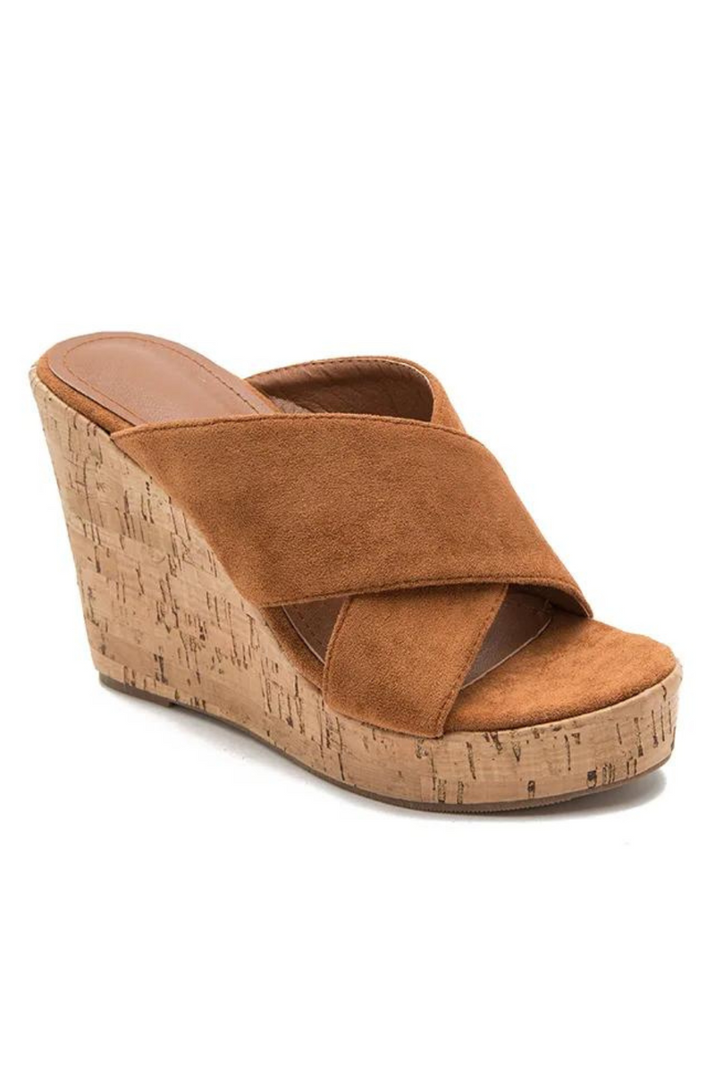 Women Platform Sandals Cross Strap Wedge Slippers Summer Shoes for Women Elegant Pumps Slides High Heel Sandals Woman