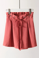 Summer Shorts Women Casual Loose Short Pants Drawstring Women Shorts Elegant