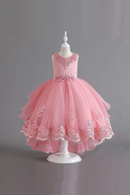 Formal Flower Bridesmaid Princess Dress For Girls Dresses