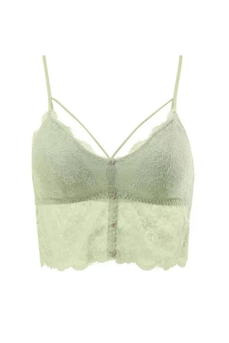 Lace Bra Women Comic Chest Light Thin Wire Free Simple Underwear Spring