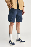 Men Cropped Casual Pants Cargo Elastic Waist Tie Shorts Outdoor Clothing