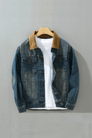Denim Jackets for Men Spring Autumn American Casual  Tops Outwear