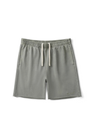 Summer Dark Washed Shorts Men Raw Hem Sweatshirts