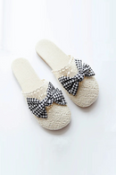 Summer mesh slippers wear comfortable flat bottom small fresh beach slippers women's shoes sandals