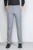 Men Elastic Slim Fit Trousers Wrinkle Free Streetwear Pants Spring and Summer