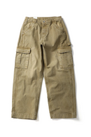 Distressed Cargo Pants Men Multi-Pocket Retro Safari Style Loose Wide Leg Zipper Fly Trousers Men