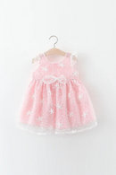 Girls Dress Summer Baby Birthday Party Clothes Kids Dress Sweet Princess Flower Children Girl