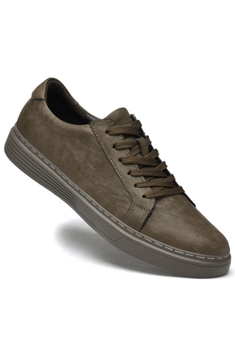 Men Leather Sneakers Casual Skateboarding Shoes Luxury Shoes Spring Autumn