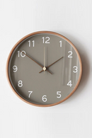 Clocks Solid Wood Transparent Glass Wall Clock Living Room Light Luxury Nordic Simple Clock