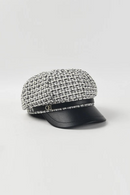 Casual Octagonal Hats for Women Autumn Winter Thick Wool Octagonal Hat