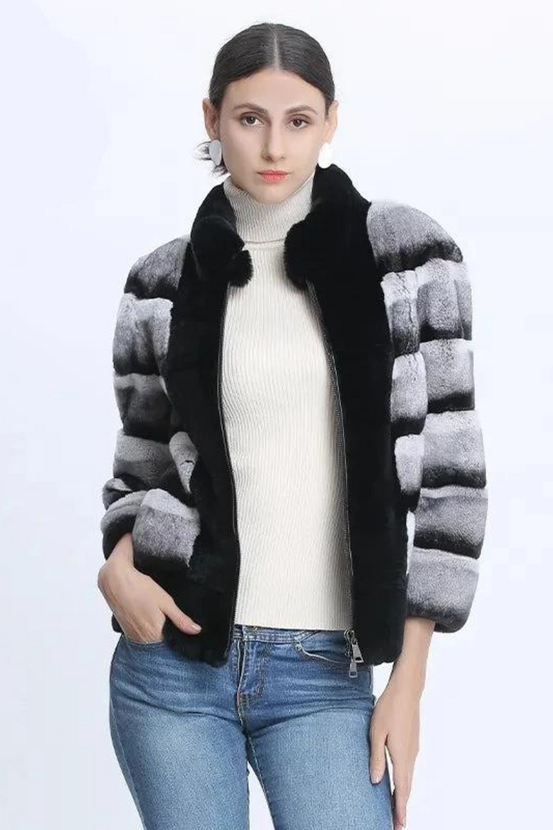 Fur Coat Women Real Fur Jackets Female Natural Fur Coat Women's Winter Jacket Thick Warm Slim Short Outwear