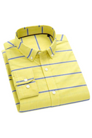 Shirts Men Long Sleeve Regular-Fit Button-Down Work Men Shirts Oxford