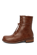 Motorcycle Boots Shoes Woman Lace-up Autumn Winter Ankle Riding Boot