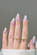Handmade Manicure Medium Almond Nails Elegant and Minimalist Nails Press On Nails