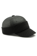 Leather Cap Thick Warm Winter Baseball Cap Men Baseball Hats Snapback Earflap Cap Hats with Ear Flap