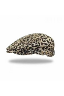 Leopard Newsboy Caps Men British Painters Hats Autumn Winter Berets Adjustable
