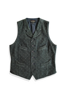 Men Wear Clothes Fitting Suit Collar Waistcoat American Retro Casual