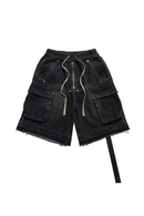 Men Casual Jeans Short Harem Gothic Men's Clothing Summer Women Black Shorts