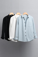 Shirts For Men Solid Comfortable Tops Clothing