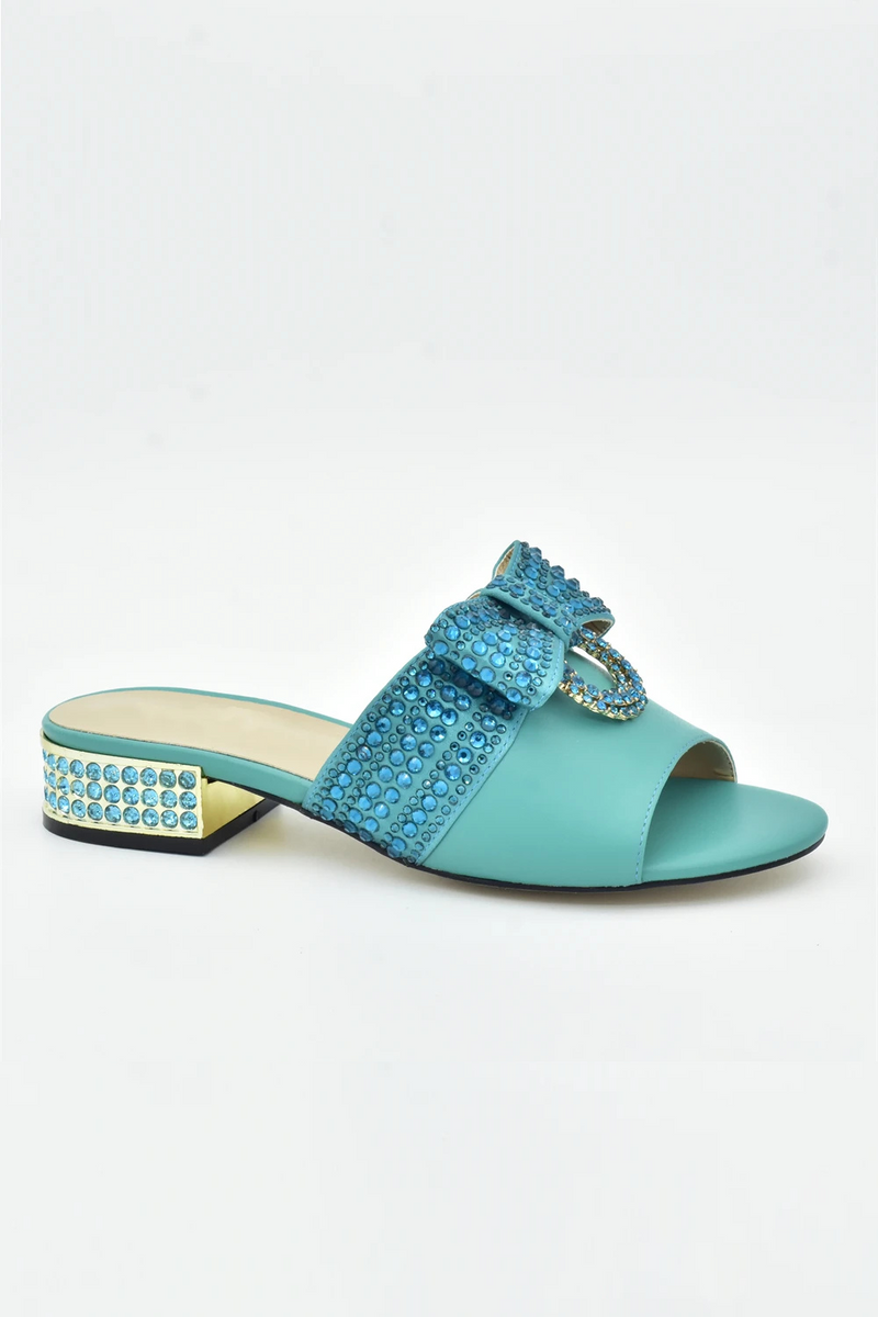 Shoes Women Luxury Women Wedding Shoes Decorated with Rhinestone Slip on Women Pumps
