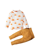 1-5Year Baby Boy Clothes Sunshine Tops Pant Two-Piece Casual Children Outfit Kid Girl