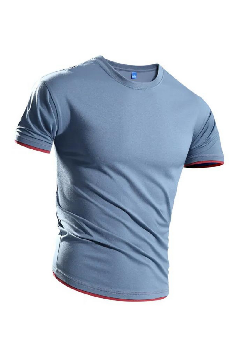Men Summer Short Sleeve Solid T Shirts Casual Streetwear Oversized Loose Fitness Tops Tees Men