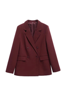 Women's Blazer Spring Coat Outerwear Long Sleeve Blazer Woman Clothing in Jackets
