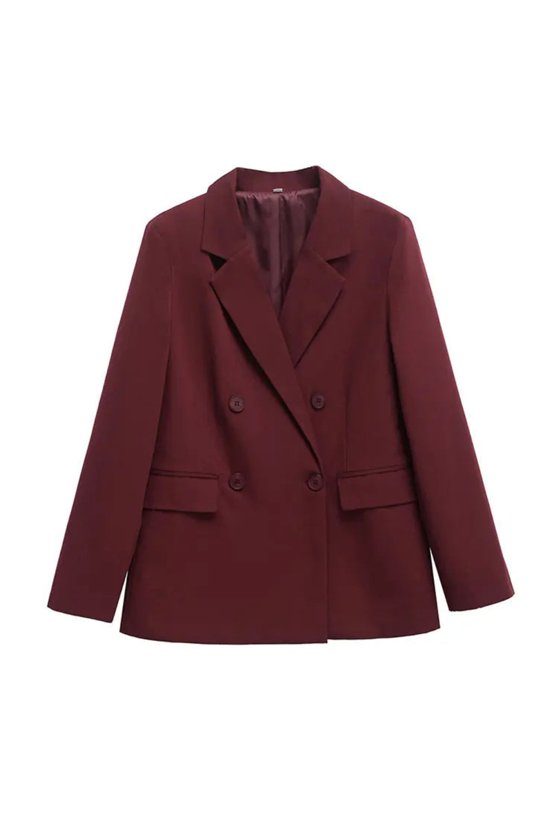 Women's Blazer Spring Coat Outerwear Long Sleeve Blazer Woman Clothing in Jackets