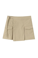 Casual Chic Women Skirt Solid Straight Mini Skirt Holiday Skirt