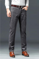 Men's Corduroy Pants Business Stretch Autumn Winter Casual Comfortable Male Classic Trousers