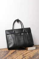 Men's Genuine Leather Business Bag Wearing Trolley Case Business Briefcase Large Capacity Laptop Case