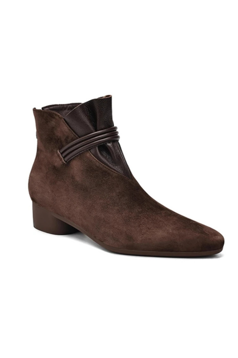 Women Ankle Boots Pointed Toe Thick Heel Women Short Female Boots